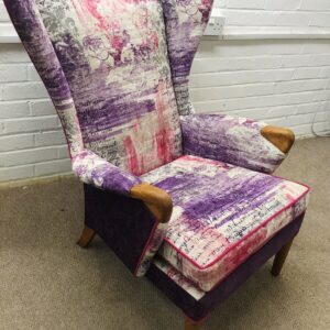 Parker Knoll Papa Bear chair fully refurbished in Luxury Velvet (Model 757)